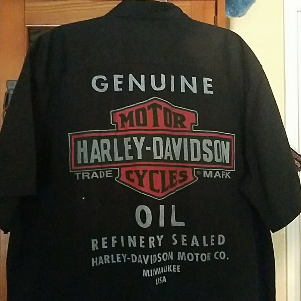 COPY - Harley Davidson mens shirt - Picture 2 of 6